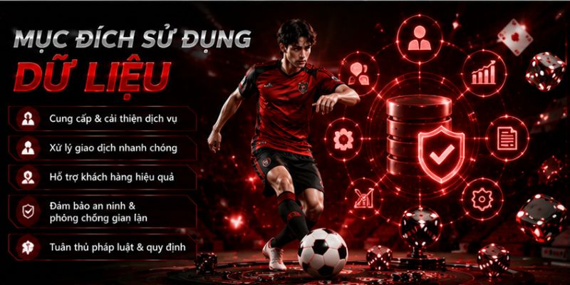Minh họa mục đích sử dụng dữ liệu và quyền kiểm soát thông tin cá nhân UY88