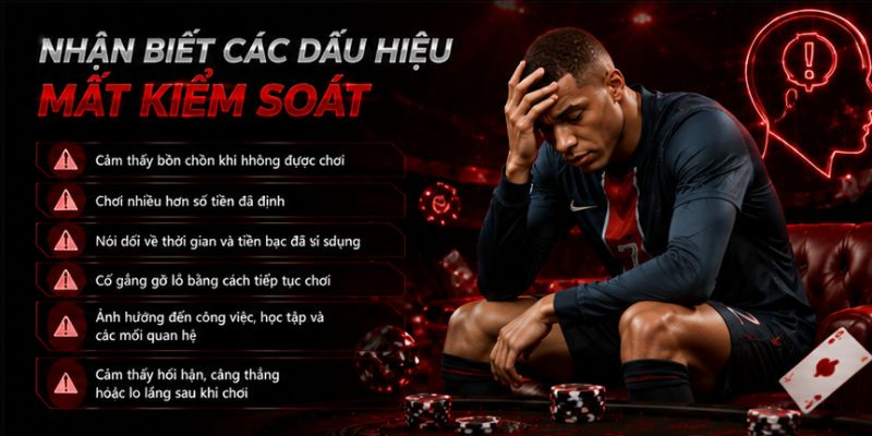 Nhận biết dấu hiệu mất kiểm soát và hành vi gỡ thua khi cá cược