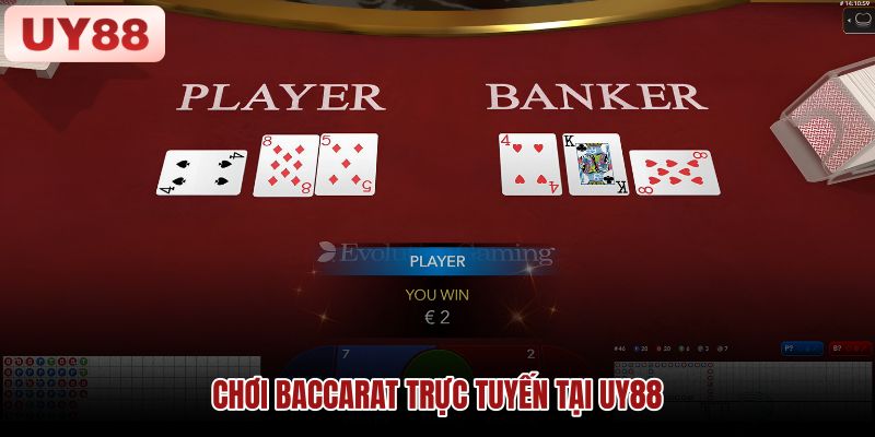Các bước kiểm tra một bàn Baccarat trực tuyến Minh họa giao diện chọn bàn và kiểm tra luật Baccarat trực tuyến