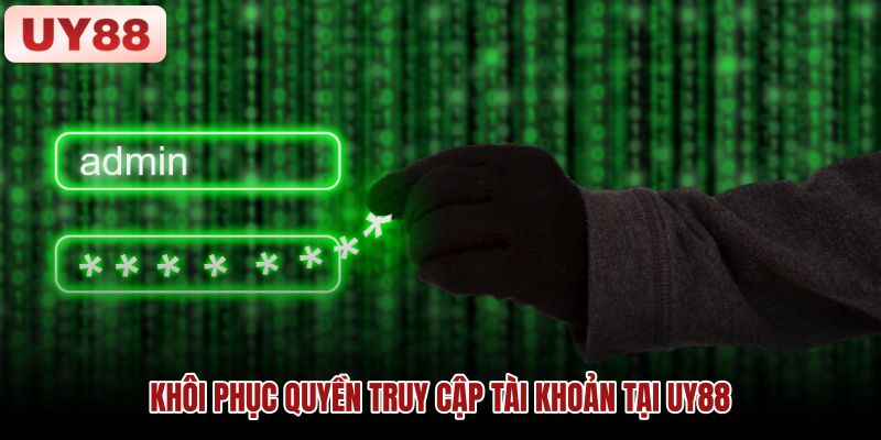 Khôi phục mật khẩu và quyền truy cập tài khoản UY88 Hình minh họa quy trình khôi phục quyền truy cập UY88