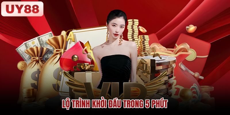 Lộ trình năm bước làm quen và bảo vệ tài khoản UY88 Hình minh họa lộ trình tìm hiểu và thiết lập tài khoản dành cho người mới UY88