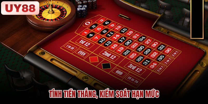 Tính khoản nhận và giới hạn khi tìm hiểu Roulette Minh họa cách tính tiền thắng Roulette và kiểm soát giới hạn cá nhân